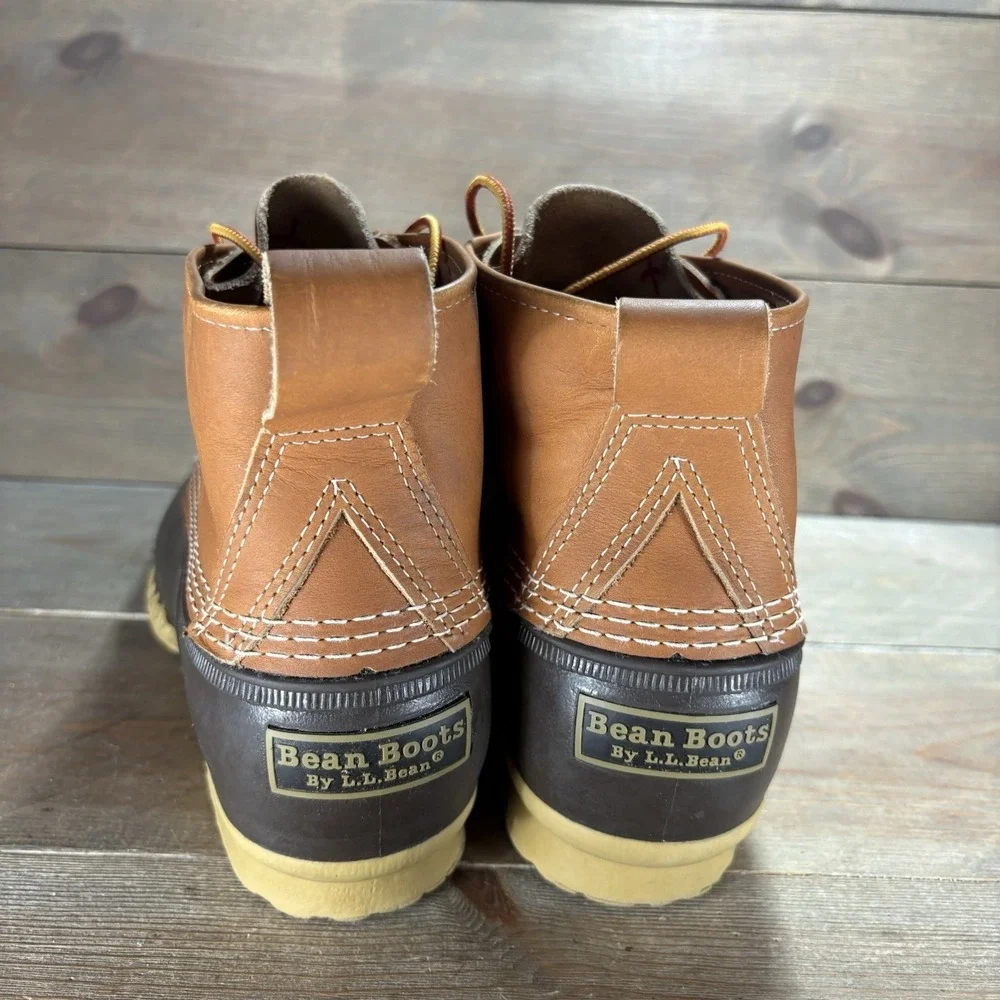 ll bean duck boots mens size 12 shoes brown hunting winter waterproof boots